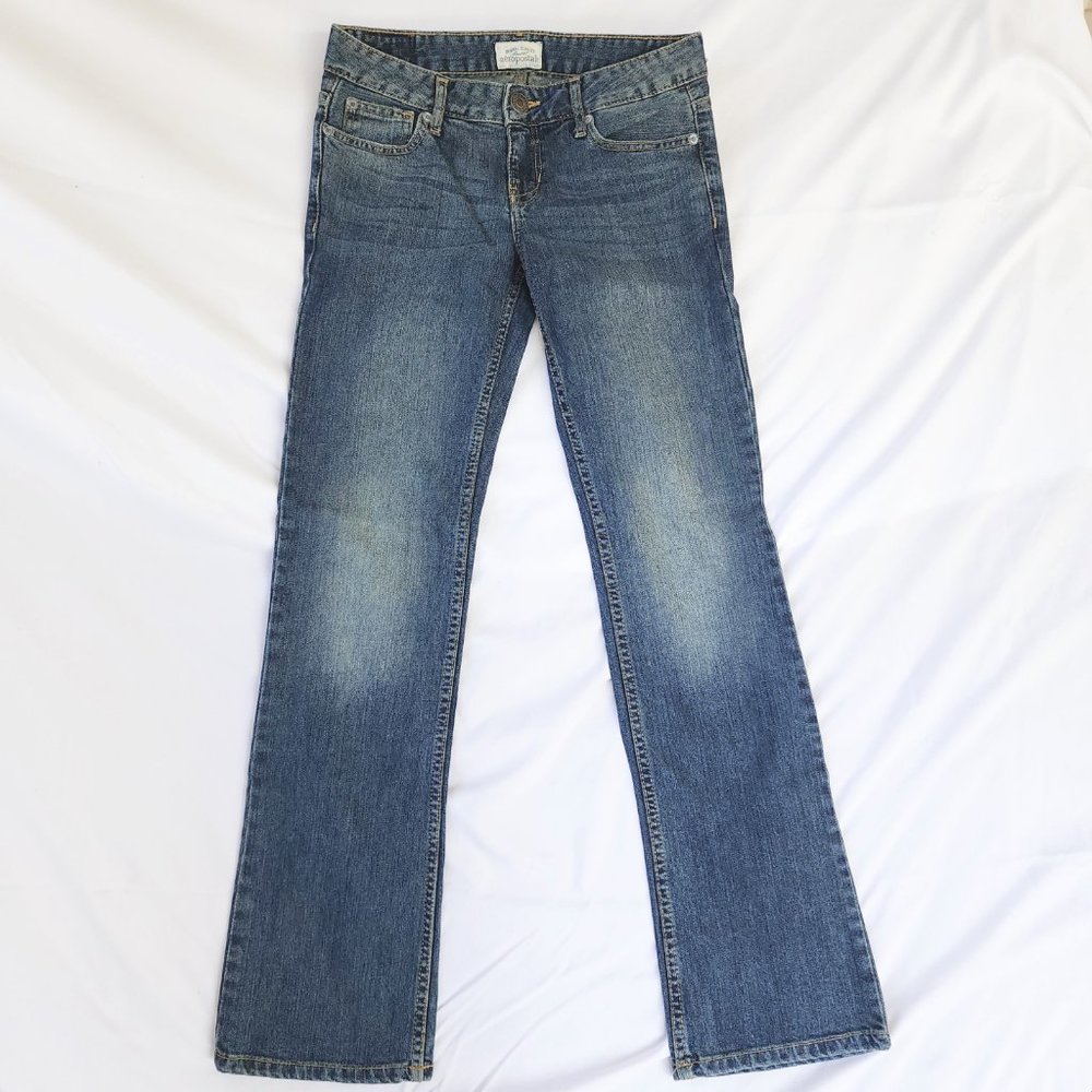 Aeropostale Jeans Short/court Size 1/2 Short Chelsea Boot Cut Black